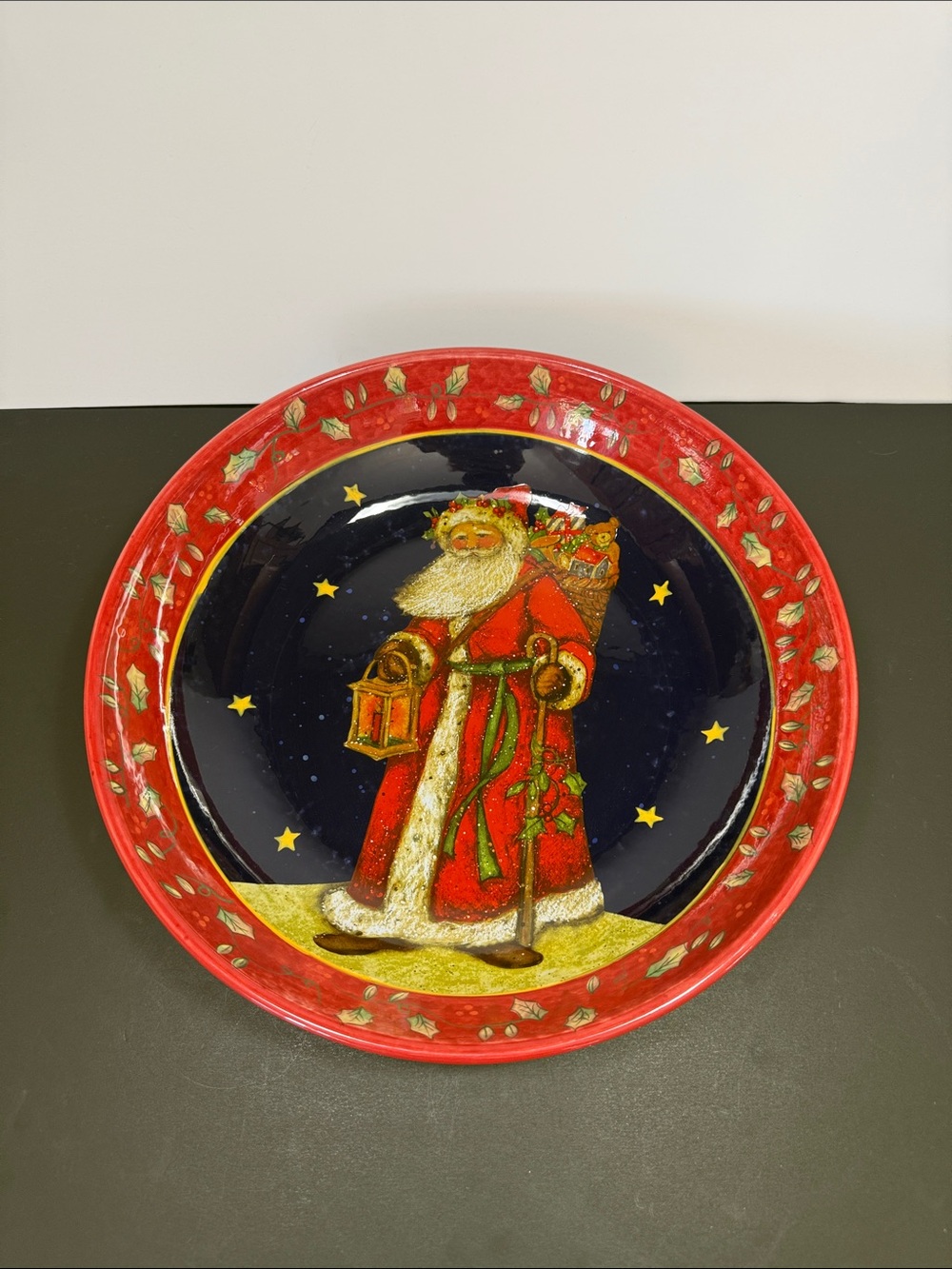 Victorian Santa by Certified International Bowl 13 inch